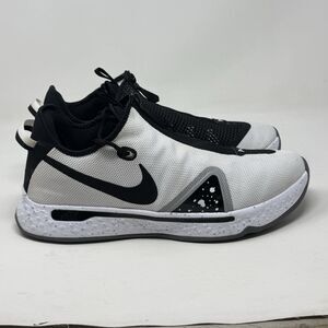 Nike PG 4 Paul George Oreo Sneakers Shoes Mens 15 White Black CD5079-100